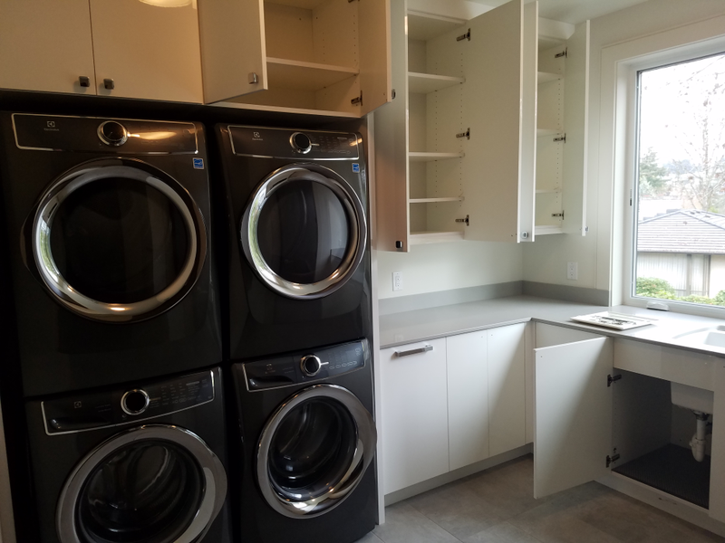 I never would, but two sets of washers and dryers would be pretty convenient.